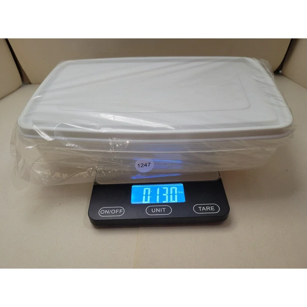 Rubbermaid Vintage Servin Saver 1 #6 Rectangle & 1 #5 Rectangle Container w Lids